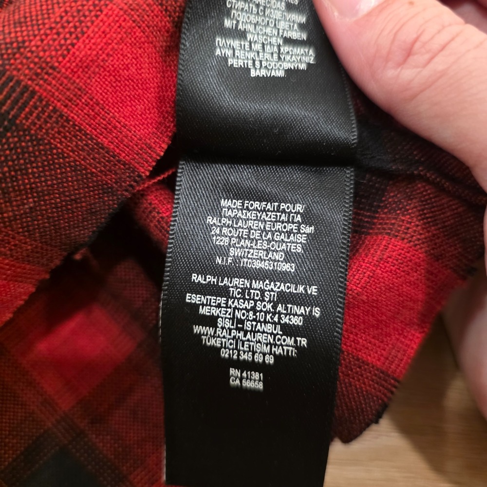 RRL Ralph Lauren Plaid Workshirt Mens XXL Western Sleeve & Hem Cut Distressed - Picture 10 of 16